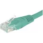 Cabo de patch EXERTIS CONNECT Cat6 U/UTP, 5m, verde, RJ45, proteção da patilha 244750