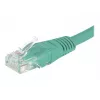 Cabo de patch EXERTIS CONNECT Cat6 U/UTP, 5m, verde, RJ45, proteção da patilha 244750