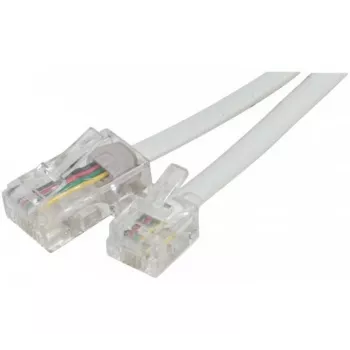 Cabo telefónico EXERTIS CONNECT, branco, 3,0 m (911743)