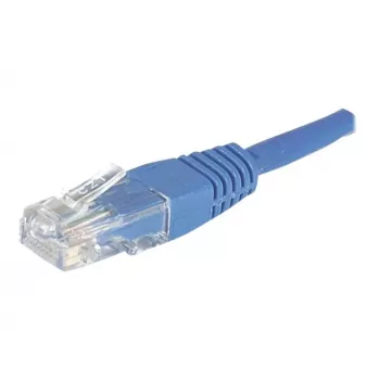 Cabo de patch EXERTIS CONNECT Cat.6 U/UTP, RJ45, azul, 3 m, Snagless 246730