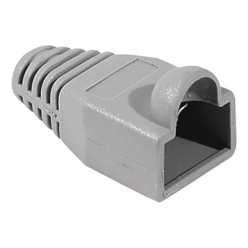 EXERTIS CONNECT proteção anti-dobras RJ45 para cabos redondos, cinzento, pack de 10 253161