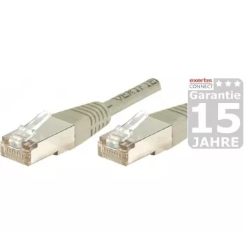 Exertis Connect 847100 cabo de rede Cat5e F/UTP, 1m, cinzento