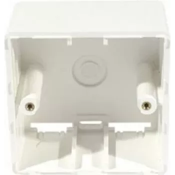 EXERTIS CONNECT tomada de superfície para módulos keystone RJ45, 2 portas, branco puro (272020)