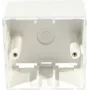 EXERTIS CONNECT tomada de superfície para módulos keystone RJ45, 2 portas, branco puro (272020)