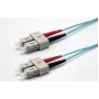 Ekivalan cabo de patch de fibra ótica OM3 duplex SC/SC 1m aqua COZOM3DCDC2SA0010A