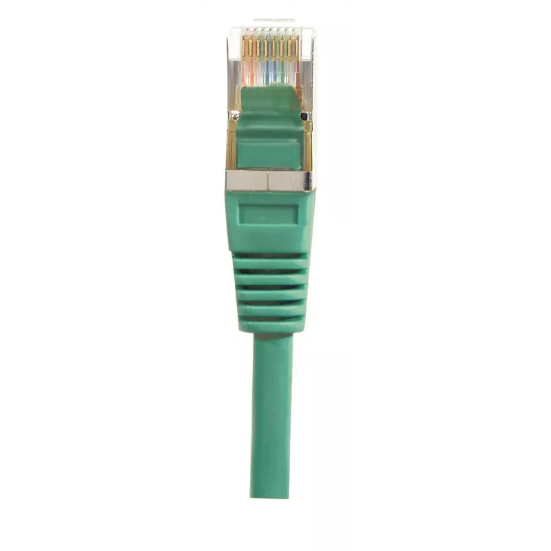 EXERTIS CONNECT cabo de patch Cat.6 F/UTP, verde, 1,0 m, Slim Snagless 842102