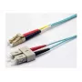 Ekivalan cabo de patch de fibra ótica OM3 duplex LC/SC 2m aqua COZOM3DCLC2SA0020A