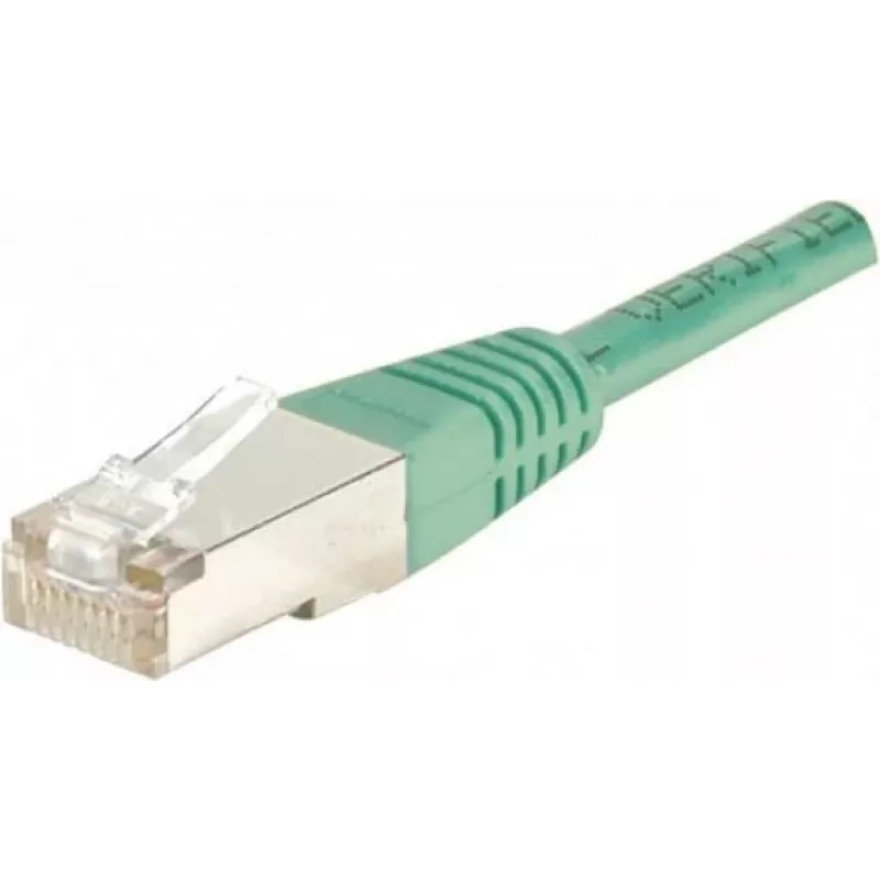 Exertis Connect cabo de patch Cat5e F/UTP, RJ45, verde, 0,5 m 847162