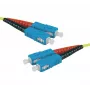 Cabo de patch de fibra ótica HD Exertis Connect, OS2 monomodo, SC duplex para SC duplex, UPC, amarelo, 15 m 392877