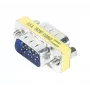 Adaptador de género Mini TECLINE, ficha D-Sub HD de 15 pinos macho para macho para VGA (50408)