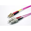 Cabo de patch de fibra ótica duplex OM4 EKIVALAN LC/SC, 50/125 µm, violeta urze, 5 m COZOM4DCLC2SE0050A