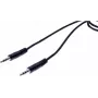 Cabo de áudio estéreo de 3,5 mm EXERTIS CONNECT ficha macho para ficha macho 1,5 m preto 108569