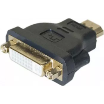 Adaptador HDMI para DVI-I EXERTIS CONNECT, ficha HDMI macho para conetor fêmea DVI-I 24+5, preto 127951