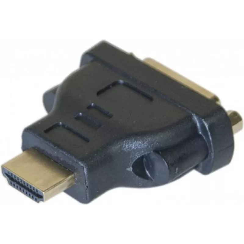 Adaptador HDMI para DVI-I EXERTIS CONNECT, ficha HDMI macho para conetor fêmea DVI-I 24+5, preto 127951