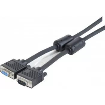 Cabo de monitor SVGA EXERTIS CONNECT, D-Sub HD de 15 pinos macho/fêmea, 10,0 m, preto 119840