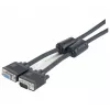 Cabo de monitor SVGA EXERTIS CONNECT, D-Sub HD de 15 pinos macho/fêmea, 10,0 m, preto 119840