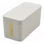 Caixa pequena de gestão de cabos Exertis Connect para réguas de tomadas, branco, 240 x 120 x 130 mm 573425
