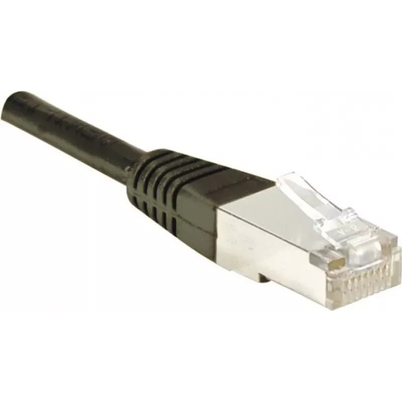 Cabo de rede Cat6 F/UTP Exertis Connect 234230 1 m preto