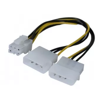 Cabo adaptador de alimentação EXERTIS CONNECT Molex para PCI-E, 25 cm 146691