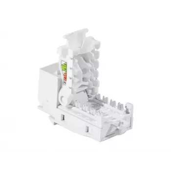 Keystone Jack RJ45 TECLINE, Cat.6 UTP, sem ferramentas, branco 272883