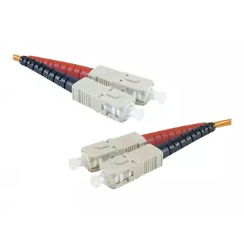 Cabo de patch de fibra ótica multimodo Exertis Connect SC/UPC para SC/UPC OM2, 3 m, laranja 392693