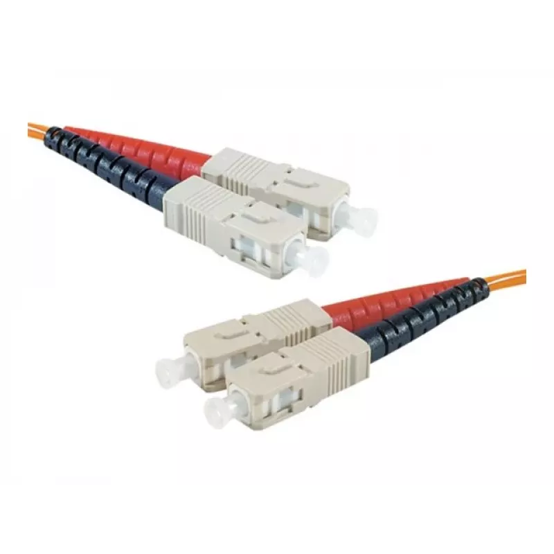 EXERTIS CONNECT Cabo de rede de fibra ótica OM2 SC Duplex, 50/125 µm, LSZH, Laranja, 5 m 392694