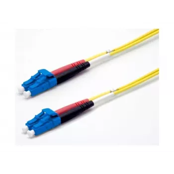 Ekivalan Cabo de rede de fibra ótica OS2 Duplex LC/LC 5m Amarelo COZ008LCLC2SJ0050A
