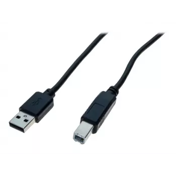 EXERTIS CONNECT Cabo USB 2.0 High Speed, ficha USB Type-A para ficha USB Type-B, Preto, 5,0 m (352451)