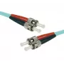 Exertis Connect 392774 Cabo de fibra ótica, 5 m, ST para ST, OM3, Aqua