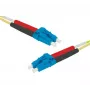 EXERTIS CONNECT Cabo de rede de fibra ótica OS2 LC Duplex para LC Duplex UPC, 9/125 µm, Amarelo, 15 m 392847