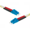 EXERTIS CONNECT Cabo de rede de fibra ótica OS2 LC Duplex para LC Duplex UPC, 9/125 µm, Amarelo, 15 m 392847