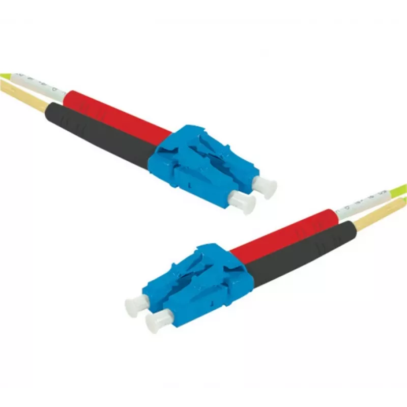 EXERTIS CONNECT Cabo de rede de fibra ótica OS2 LC Duplex para LC Duplex UPC, 9/125 µm, Amarelo, 15 m 392847
