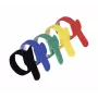 Exertis Connect Conjunto de atilhos de cabo de velcro, 210 mm x 16 mm, 15 unid., 5 cores (preto, azul, verde, amarelo, vermelho)