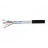 EXERTIS CONNECT Cabo de patch exterior à prova de água Cat6 F/UTP, 2m, preto 845040