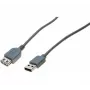 EXERTIS CONNECT Cabo de extensão USB 2.0, ficha USB-A para conector fêmea USB-A, cinzento, 5,0 m, High Speed 532405