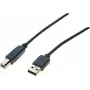 Exertis Connect Cabo USB 2.0 ficha USB-A para ficha USB-B 1,0m cinzento 532407