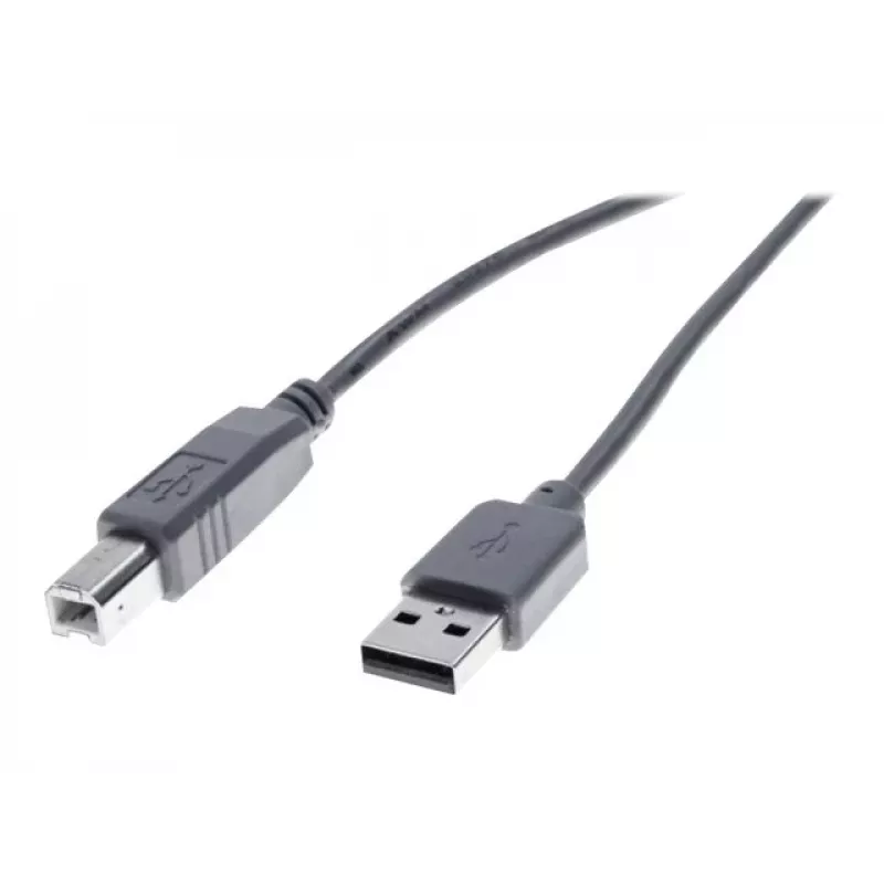 Exertis Connect Cabo USB 2.0 ficha USB-A para ficha USB-B 1,0m cinzento 532407