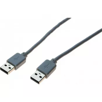 exertis Connect Cabo de ligação de dados USB 2.0, USB-A para USB-A, cinzento, 1,8 m 532502
