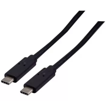 EXERTIS CONNECT Cabo USB 3.2 Gen 2x2 20 Gbps / 240W USB-C para USB-C, preto, 1,0 m (532649)