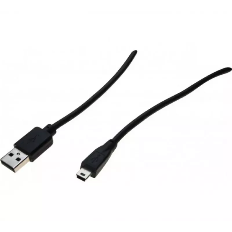 Exertis Connect Cabo USB 2.0 - ficha USB-A para ficha Mini-USB Type-B - 1,5 m - preto 532515