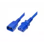 Exertis Connect Cabo de alimentação IEC C14 para C13, azul, 5,0 m 808047