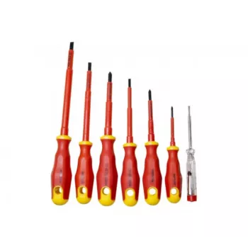 Conjunto de chaves de fendas isoladas VDE, 7 peças | EXERTIS CONNECT 815511