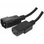 Cabo de alimentação IEC Exertis Connect C14 para C13, isento de halogéneos, preto, 1,8 m 807952