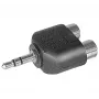 Adaptador de jack estéreo 3,5mm para 2x RCA Phono EXERTIS CONNECT (720140)