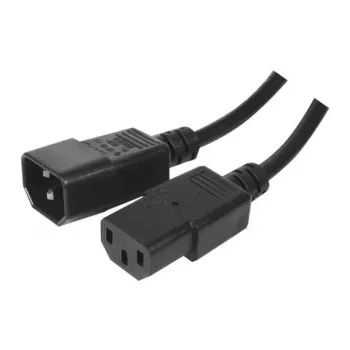 Cabo de alimentação IEC Exertis Connect C14 para C13, isento de halogéneos, preto, 3,0 m 807953