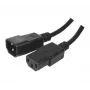 Cabo de alimentação IEC Exertis Connect C14 para C13, isento de halogéneos, preto, 3,0 m 807953
