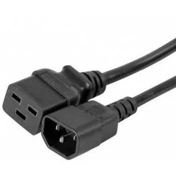 Cabo de extensão de alimentação IEC EXERTIS CONNECT C14 para C19 3m preto 808007