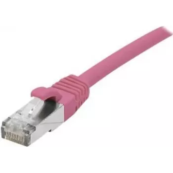Cabo de patch Cat 6A S/FTP EXERTIS CONNECT, rosa, 10m 854382