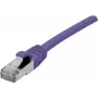 Cabo de patch Cat. 6 F/UTP EXERTIS CONNECT, 2 m, violeta, PoE, isento de halogéneos 854413