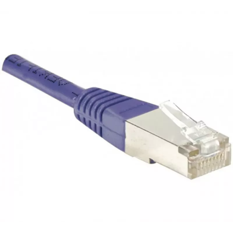 Cabo de rede Cat.6 F/UTP EXERTIS CONNECT, RJ45, violeta, 25 m 853342